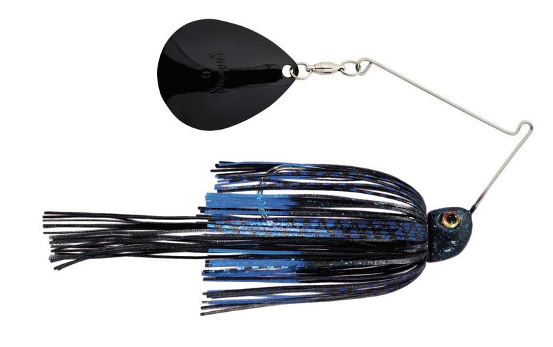 Strike King TNG12C-202 Tour Grade Spinnerbait , Black Blue , 1/2oz